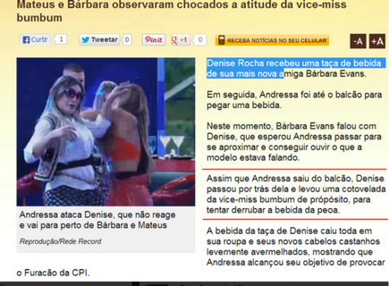 dicasdo_felix's tweet photo. Essa Criatura tem que ser Expulsa Se ela Não for eu  não sei Mais o que e Agressão! #AndressaExpulsa http://t.co/D0NKiNxcpO
