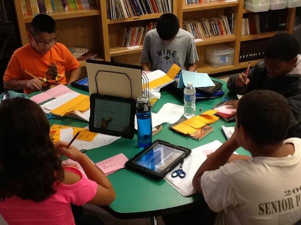Chanclass5th's tweet image. Using iPads to conduct guided discovery
