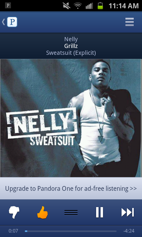 KaseyAmerica's tweet photo. Hmm first song on pandora today. Weird...what it do @TDhawks12 http://t.co/K4PhnGlazv