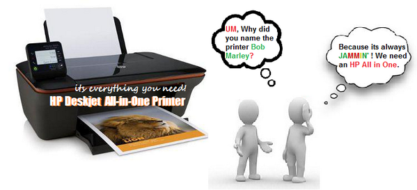 ConnectBuy's tweet image. Ronald, "Hey, Jake! Why did you name the Printer Bob Marley?" Jake, "Because its always JAMMIN'" We need a NEW one!