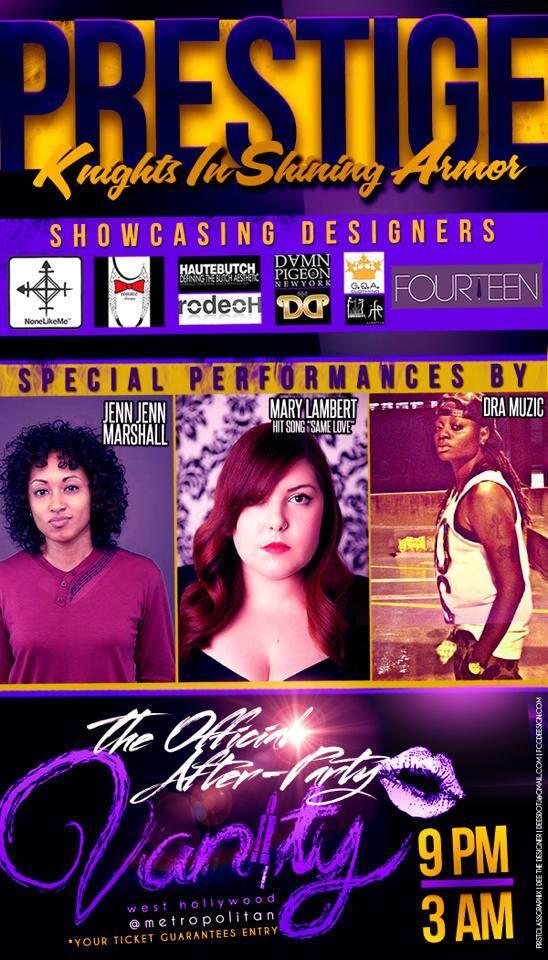 jfecreative's tweet image. #PRESTIGELA Knights in Shining Armor, FASHION SHOW, the MOST anticipated show to hit WEST HOLLYWOOD is 
almost here!!