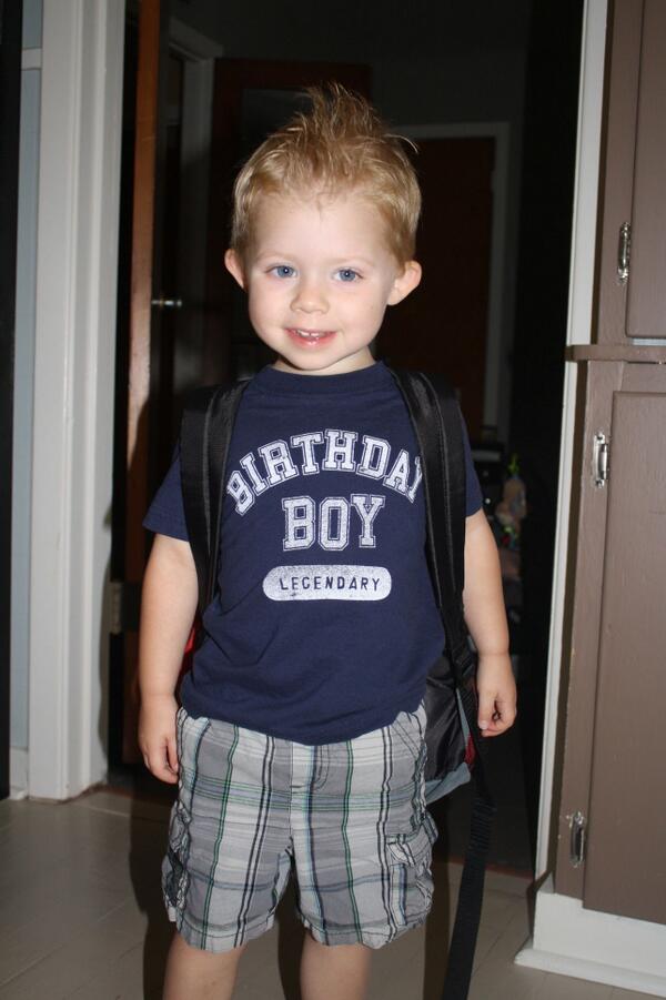 AmyBuchanan03's tweet photo. @jonnybhd and I are trying to soak up every moment with this guy. Happy 3rd Birthday! #onlygetthisdayonce #timeflies http://t.co/5d6cbdLsSK