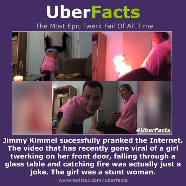 UberFacts's tweet photo. Jimmy Kimmel pranked the world. http://t.co/B626jBw9US