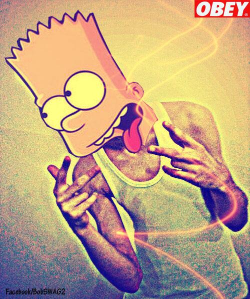 Instahead's tweet image. Bart Simpson