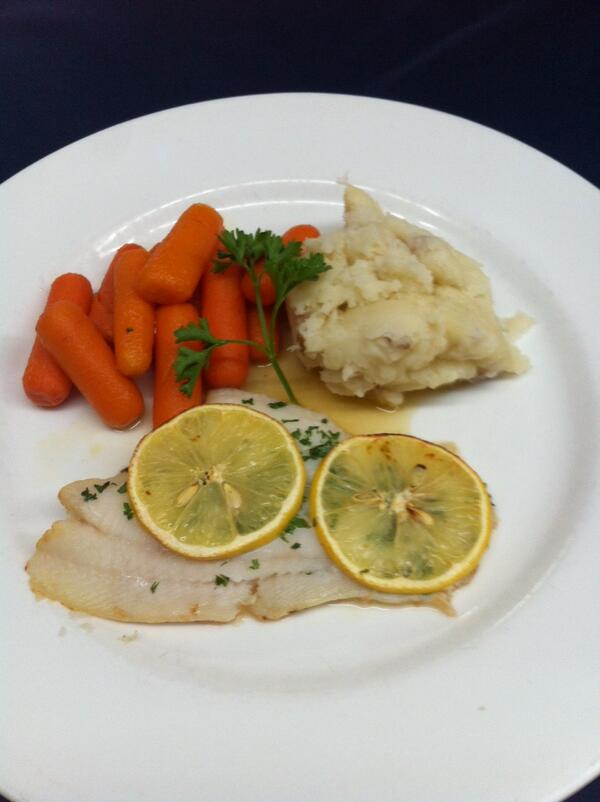 AntigonishCafe's tweet photo. Tonight's feature is Lemon Baked Sole served with our fresh vegetable of the day and your choice of potato or rice. http://t.co/tEzOGL8yWS