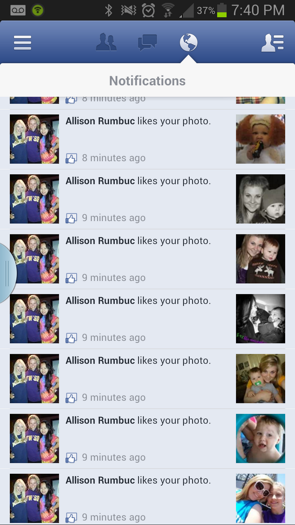 MeganMaeAG's tweet image. I miss you too @_allisonrumbuc #notificationoverload lol