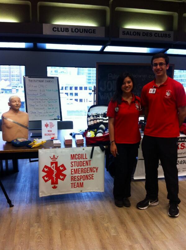 Come see us on the 4th floor of SSMU!! We're here until 8:00 pm. #McGill #ActivitiesNight