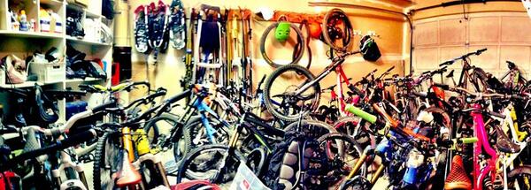 switchbackmb's tweet photo. Question of the day: how many bikes do you own? What disciplines are they for? http://t.co/mFoaaIHpWn