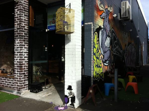 GreenSquareHub's tweet image. If you haven't already, go visit Melbournesque purple moose at 446 Botany Rd #greensquare #breakfastboard #delish