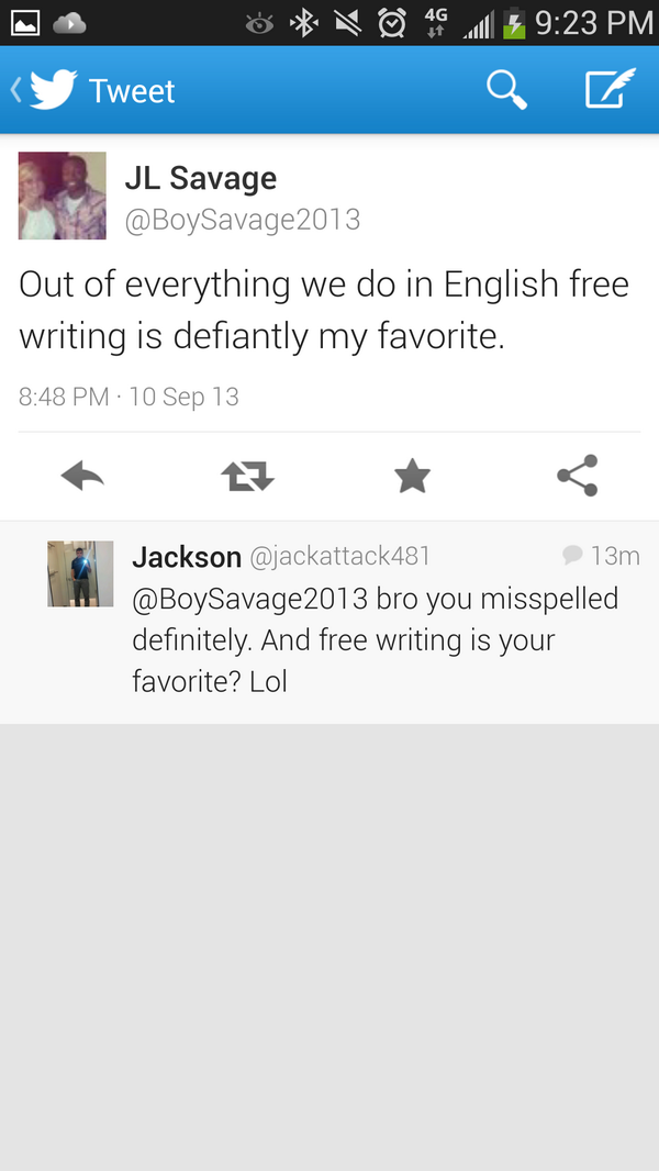 jackattack481's tweet image. #grammarproblems