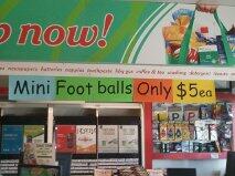 RachelStehn's tweet photo. Mini Football advertising at Helensvale. http://t.co/ZfAS7hsPow