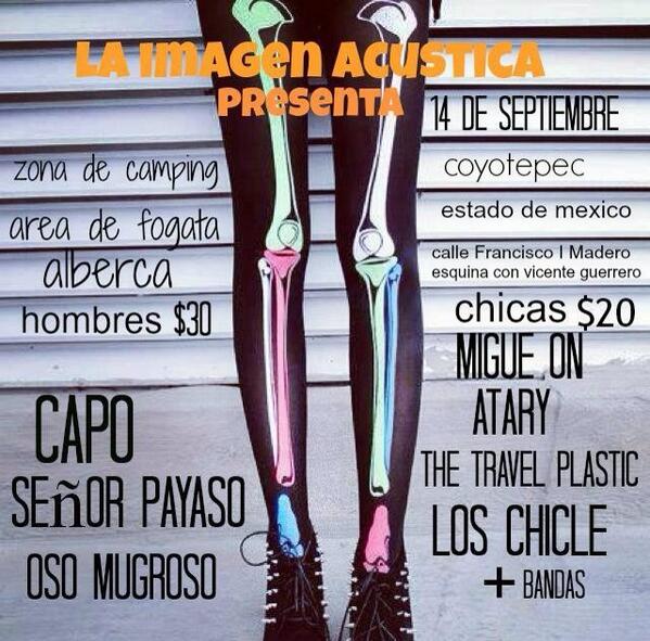 Nos vemos este sábado 14 todo mundo invitado!!!