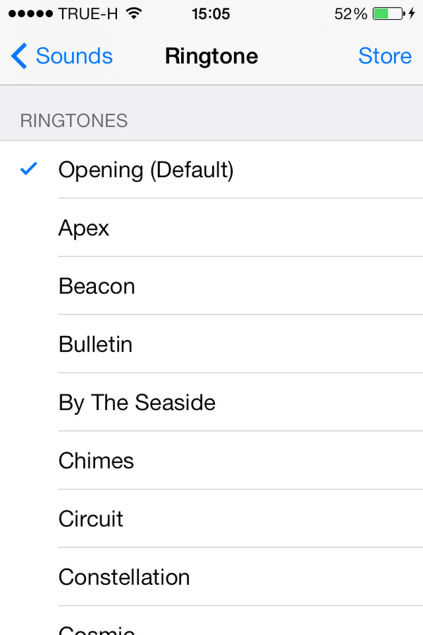 iSuperkuk's tweet image. List Ringtone ใหม่ #iOS7GM