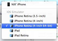 nixzhu's tweet image. #Xcode5 GM 已有64位的 iPhone 模拟器，总要测试一下的