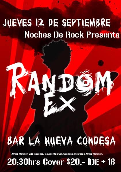 RandomEx1's tweet image. Mañana nos vemos en el nueva condesa, lleguen temprano