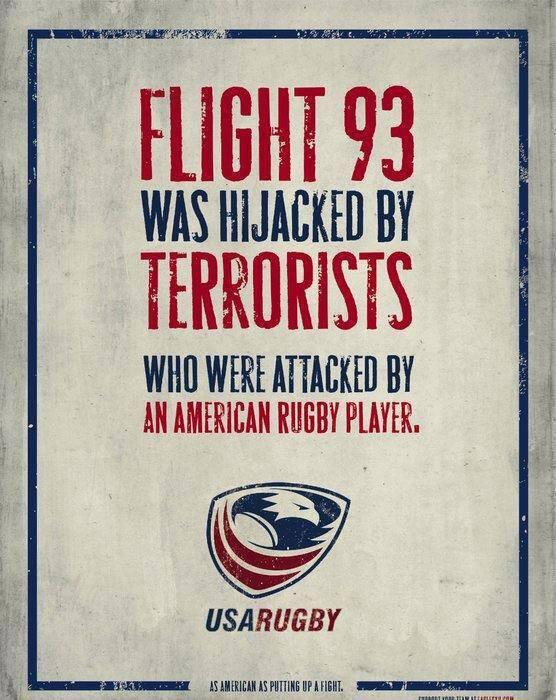 Today on 9/11 we remember heroes &amp; those we lost - former #rugby player #MarkBingham was both of those. #NeverForget