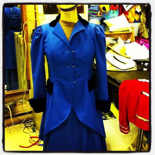 Mary's iconic blue frock!! Come see the magic. Opening night is Sept 17th!!
