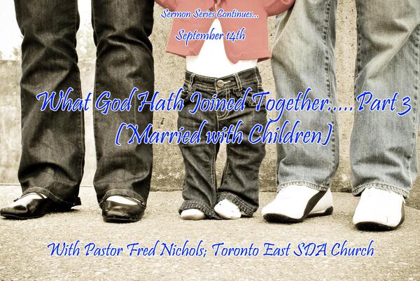 torontoeastsda's tweet image. Don't miss the 3rd installment of 'What God Hath Joined Together...'; Sept 14th. Presented by @BIGGABC #WithChildren