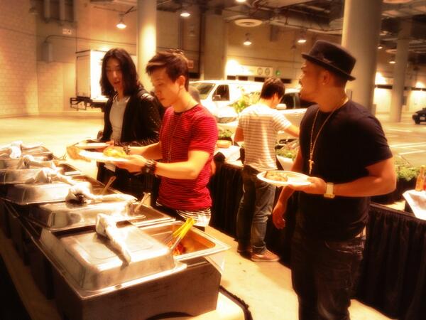 aziatix's tweet photo. Day 2...more lights, more cameras, more craft services~ ^^ #AZIATIXinLA @YMCMBOfficial http://t.co/fS51mk5LAC