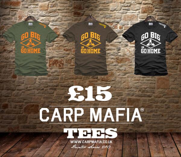 carpmafia's tweet photo. Carp Mafia "Go Big or Go Home" now available at http://t.co/Op3nJl5u4B
#hunterseries http://t.co/0u3WQGIAjd
