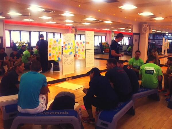 <a href="/ffclapham/">FitnessFirst Clapham</a> plotting their Freestyle training domination. @daveperrinFF <a href="/MikePrestonFF/">Mike Preston</a>