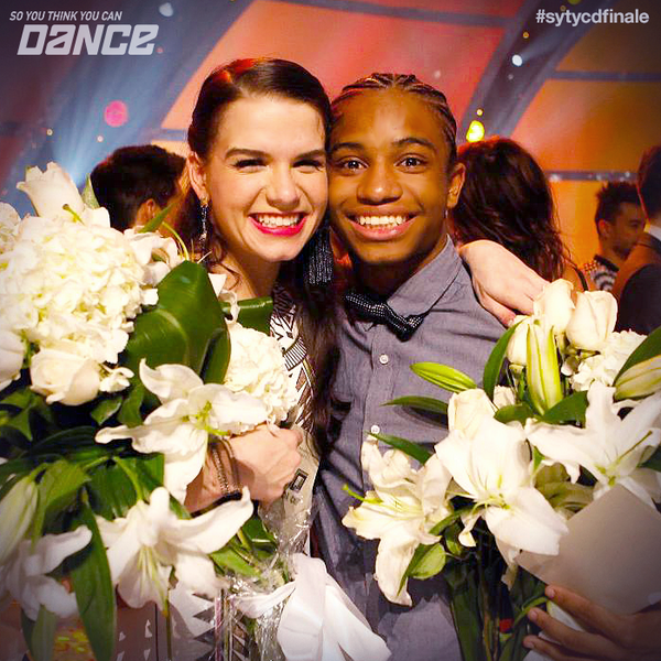 DANCEonFOX's tweet photo. Congrats to our Season 10 #sytycd winners, @Dance10Amy and @Dance10Fikshun!! http://t.co/ePkBGuE5sj