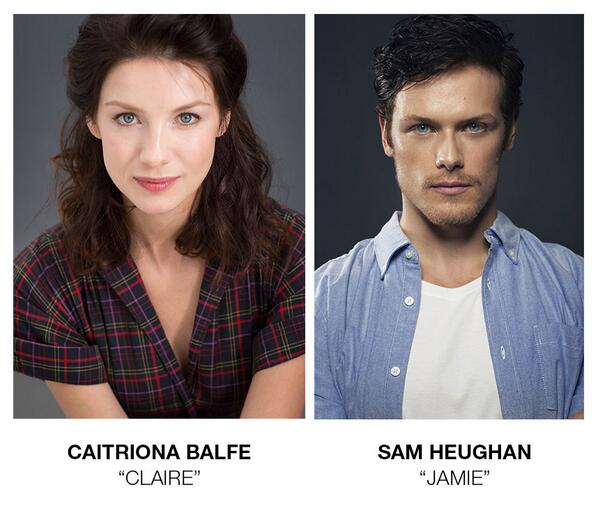 Fans, we give you Claire & Jamie… #Outlander