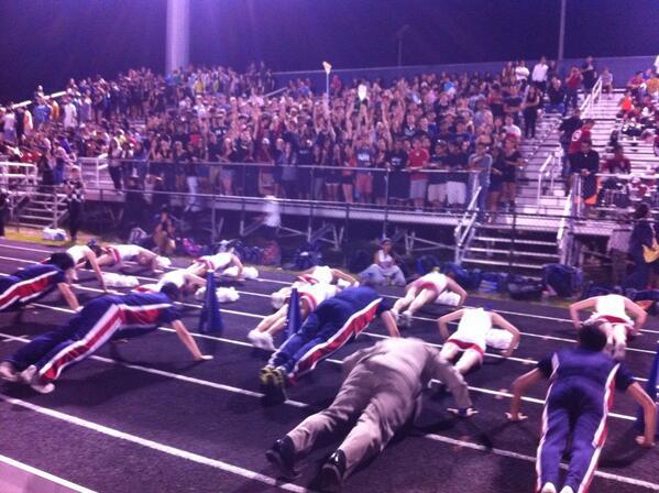 TJ_Maniacs's tweet image. .@GBNMobile the Monticello Maniacs do exist, and we get hyped over winning football games and not over new grass