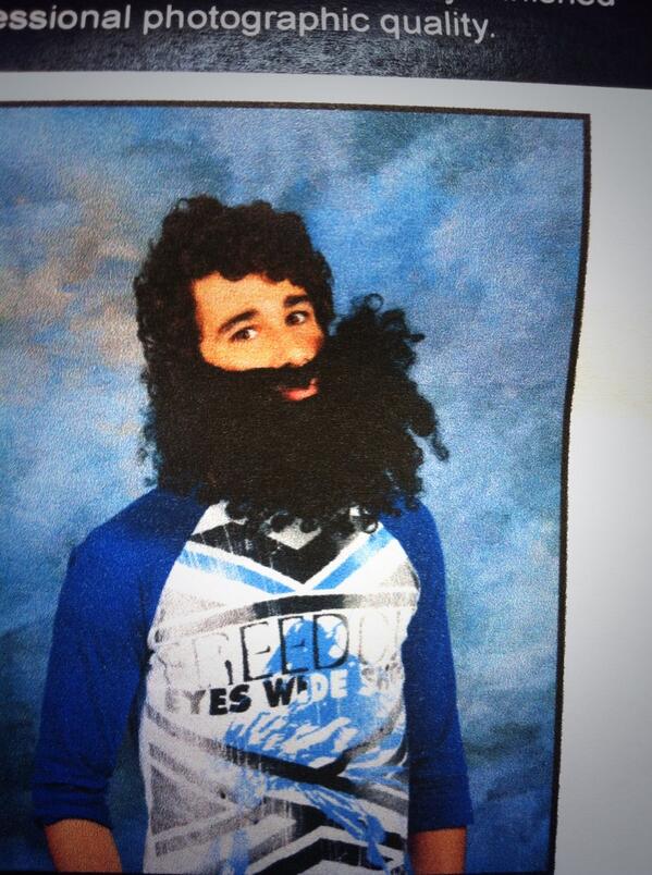 Beard's comin in good