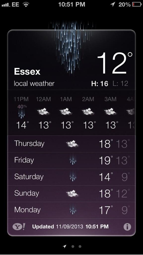 kalumtodd2's tweet photo. Not looking to good miss the hot weather already :/ http://t.co/PEdtDn5ag9