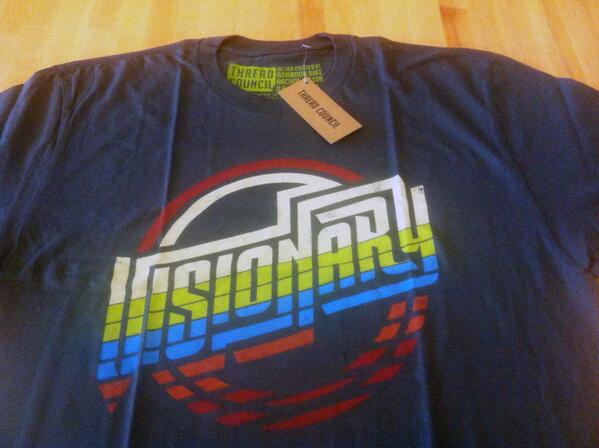 gduverger's tweet image. @ThreadCouncil @edelbalso I got my Visionary t-shirt yesterday. Yay!