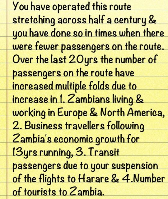 MGCHANSA's tweet photo. To @BRITISH_AIRWAYS #BritishAirways,plz reconsider your decision to suspend flights between #LHWR & #LUN #ZAMBIA http://t.co/B0nIdwDi6v
