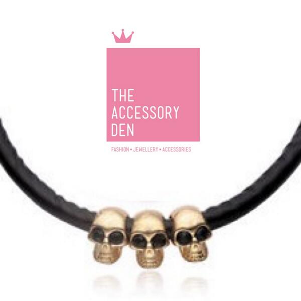 Roped skull necklace, £4.99! #skulls #necklace #fashion #jewellery #getthelook #theaccessoryden