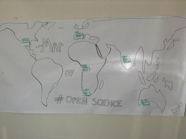 openuct's tweet image. Map of #OpenScience - we're adding projects from around the world. Tweet us yours and we'll add it! #OpenSciDev