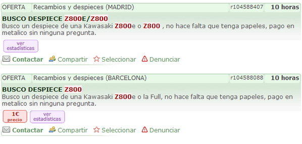 Demandan despiece de modelo Z800 que me robaron el martes. <a href="/policia/">Policía Nacional</a> #robomoto.  Difusión por favor. #nicolorao