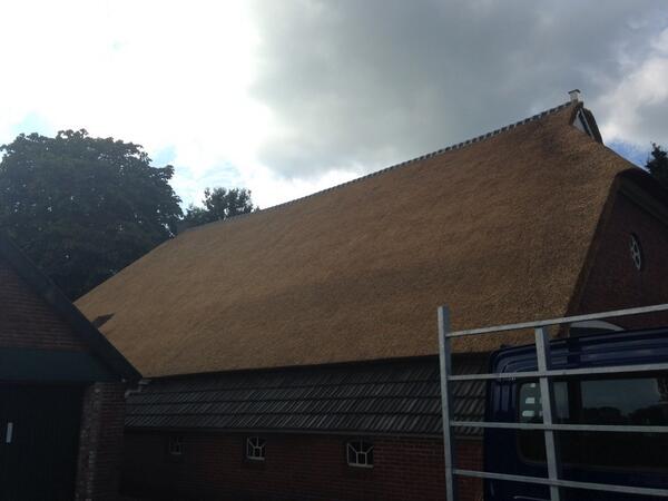 Weer een tevreden klant#rietdekkersbedrijfgeertharms.nl