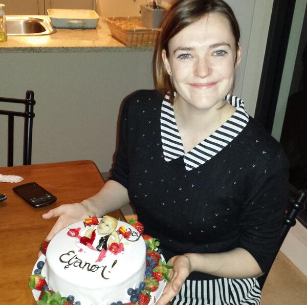 Rooey visits @smeleanormcg for her bday <a href="/stkildafc/">St Kilda FC</a> #loyaltyunites