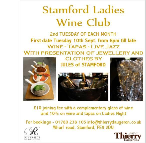 Ladies Night at #RiversideTheVenue Wine and Tapas Bar every 2nd Tuesday of the month.see more details on the poster