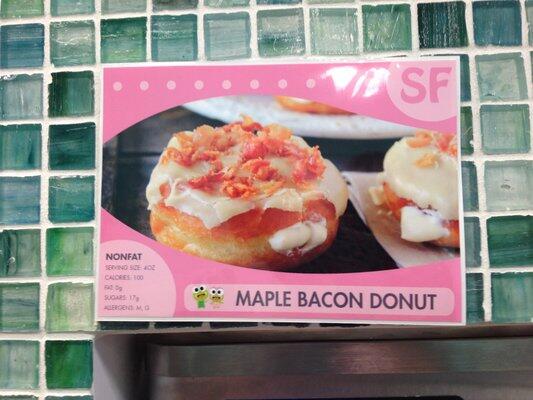 ChartBalancedU's tweet image. Celebrate National Bacon Day with some Maple Bacon Donut frozen yogurt. It's all about balance!