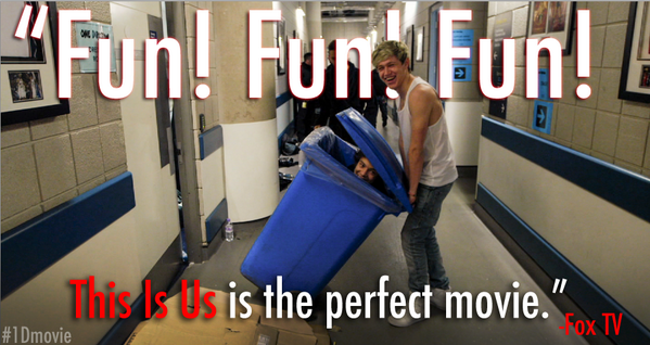 SonyPicsTeens's tweet photo. .@FoxTV calls #1Dmovie “the coolest movie of the year!” Get tix now &amp; join the party! http://t.co/mXM0UJGzlq -1D3DHQ http://t.co/rGyZHoYkGR