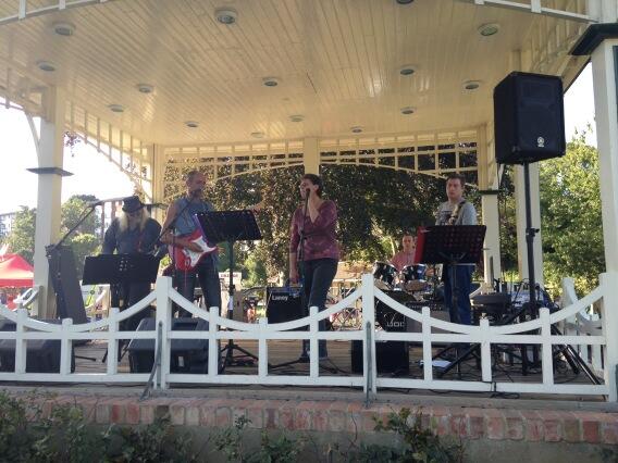 The Referrals rocking the bandstand - another beautiful Day @ the Park...