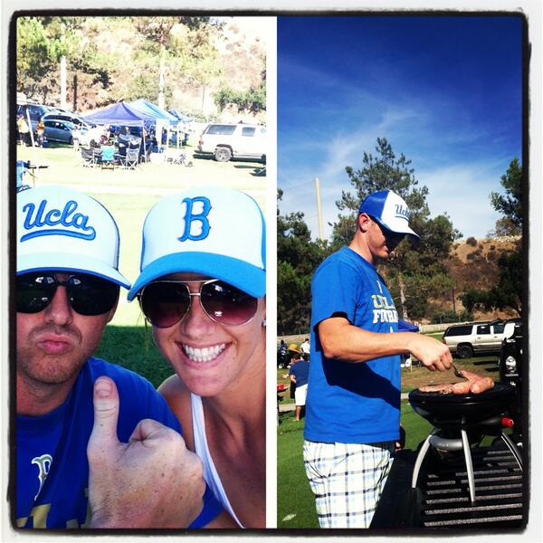 Jamied17's tweet photo. Tailgating at the #21 ranked Bruin football game! #uclafootball http://t.co/LlDOmYJmGk