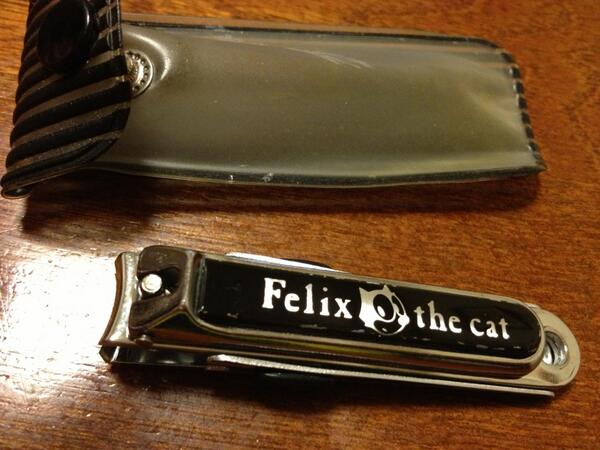 いいとも♪増刊号で中居くんが探してる felix the catの爪切り^_^ 私