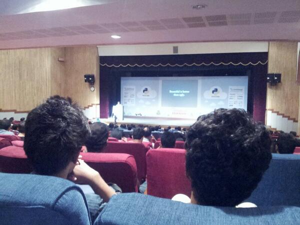 PythonMumbai's tweet image. Day 2: Keynote by @kennethreitz 