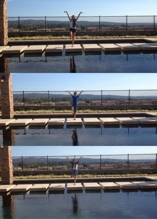 ariellebangsil's tweet image. are we cool or are we cool 😏 #oneofthebackyards #thispool 😍 #theview