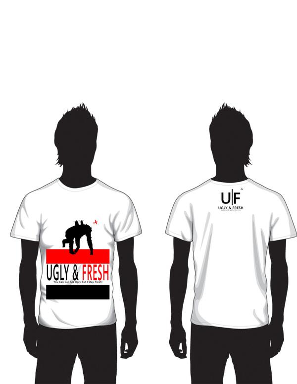 UglyandFresh's tweet photo. Ugly &amp; Fresh #Tshirt Line Coming soon! #clothingline #clothes #branding #brand #Tshirts http://t.co/LANlAiW3G3