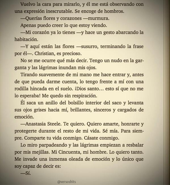 versoshits's tweet photo. ¿Querías flores y corazones?  Leer esto es demasiado... #50Sombras #ChristianGrey #50SombrasLiberadas http://t.co/YQJ0tMfngM
