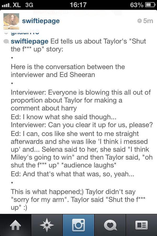 TaylorSwiftIND's tweet photo. Yeah, you're welcome😺- Credit to: swiftiepage (instagram) http://t.co/O012pBzBzZ