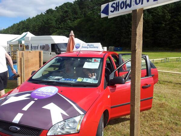 BantryDriving's tweet photo. Getting set up for today's Bantry Show. Come over and say hello! http://t.co/o11cEynOqR