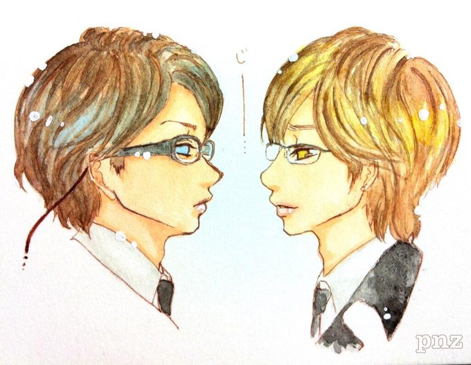 睨み合いのtwitterイラスト検索結果 古い順